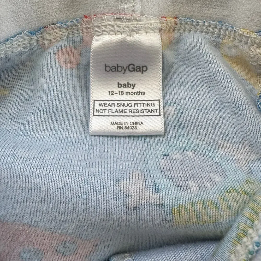babyGAP Fitted Monster Pajama Sets, Bundle Includes 2 Pair